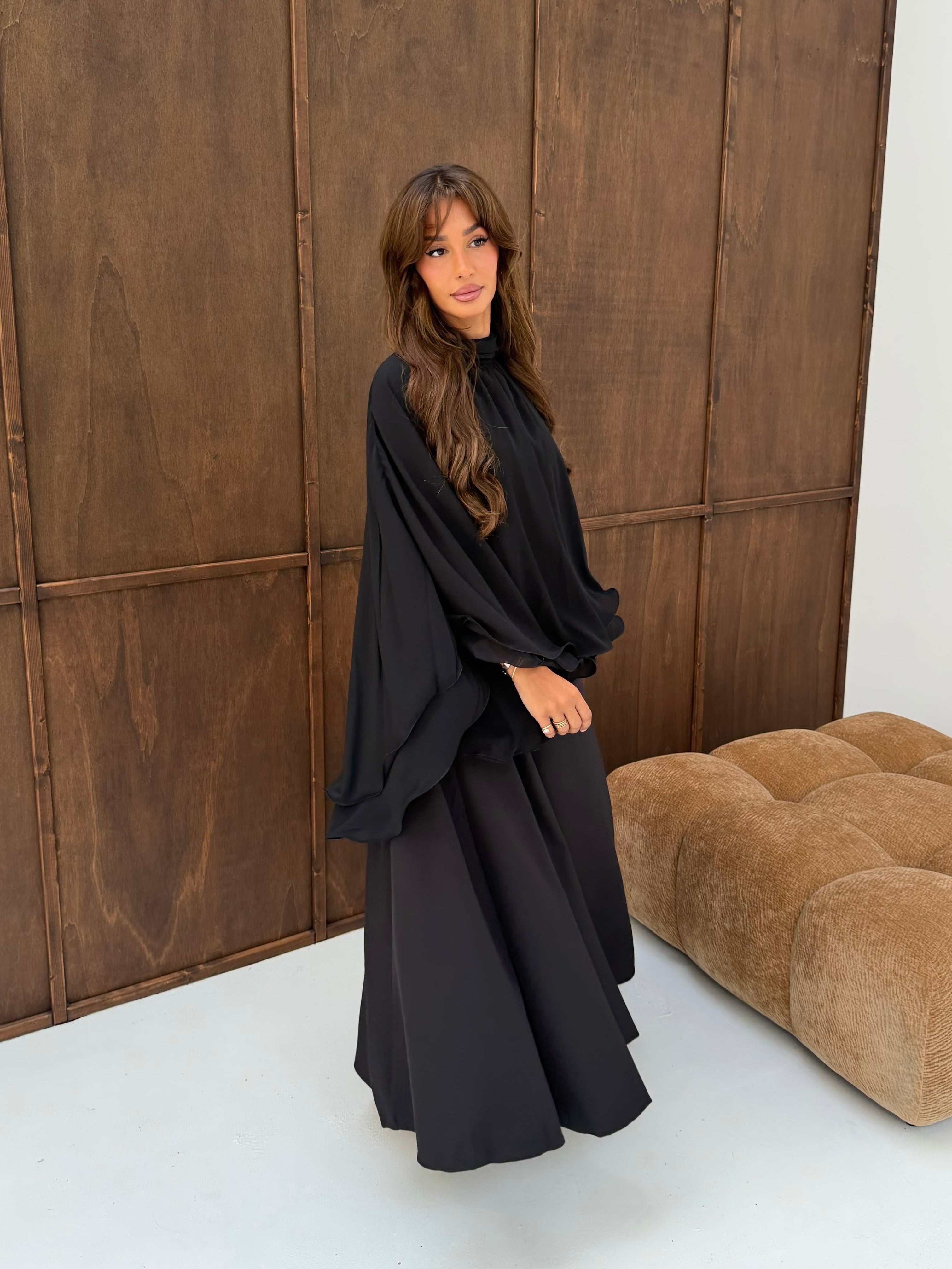 Poncho Lovie Black