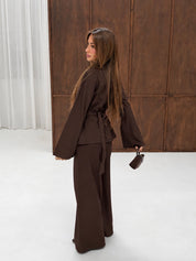 Co-ord rummie brown