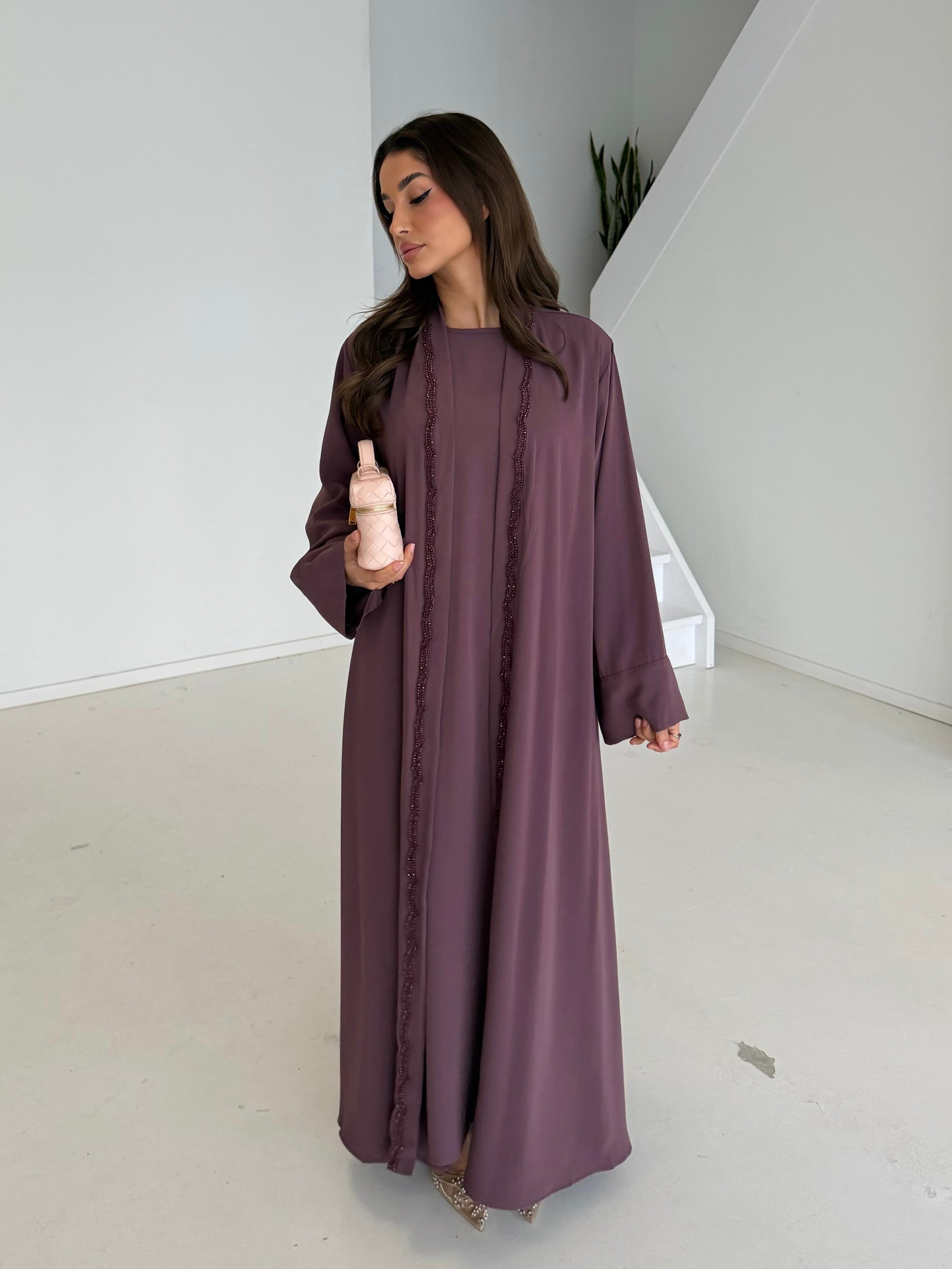 Premium abaya | Purple