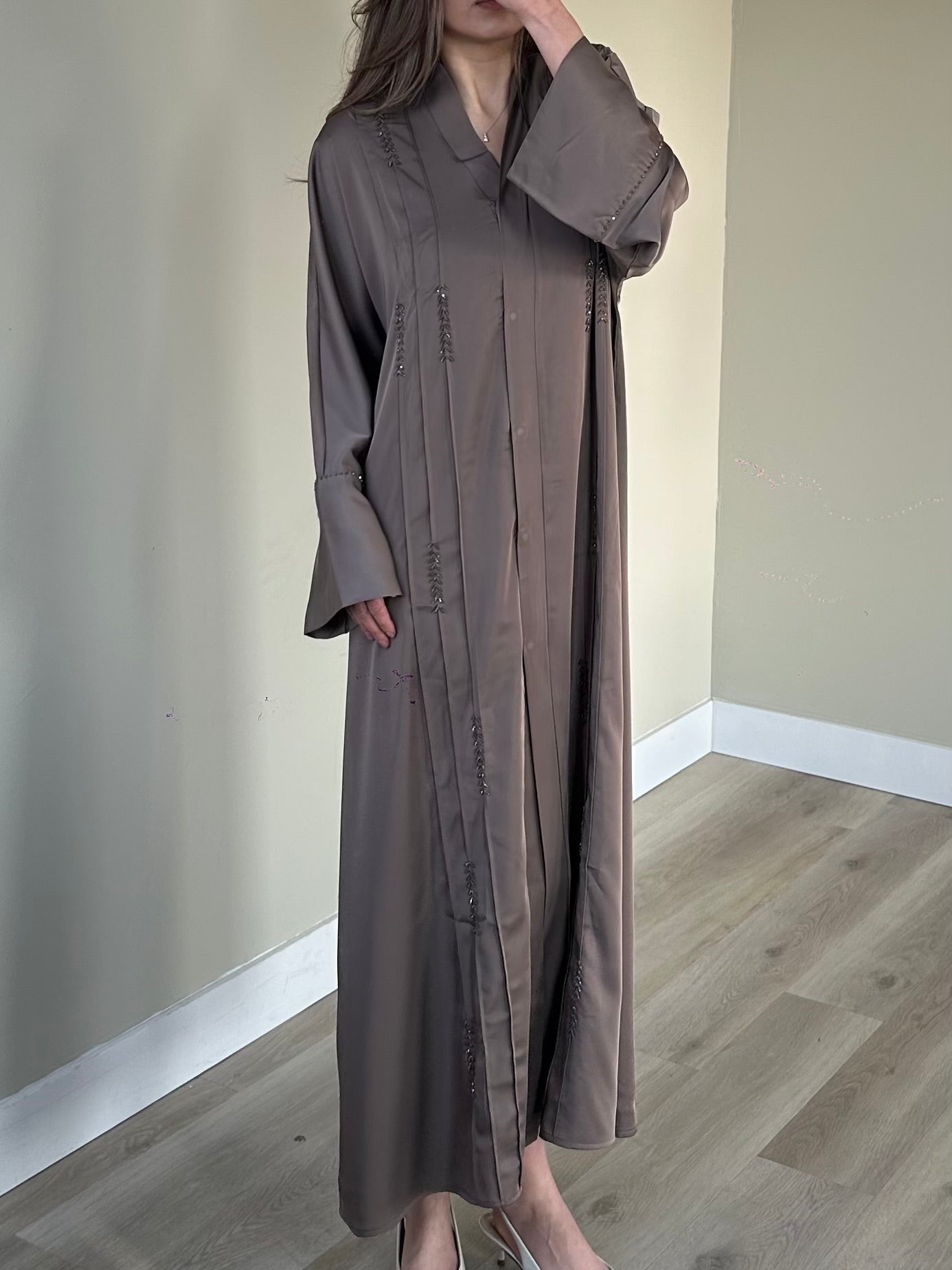 Abaya taupe
