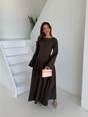 Dress Doa | Brown