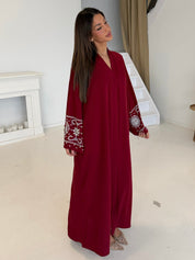 Premium diamond abaya | Cherry