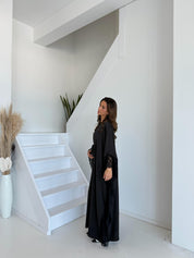 Premium lace kimono | Black