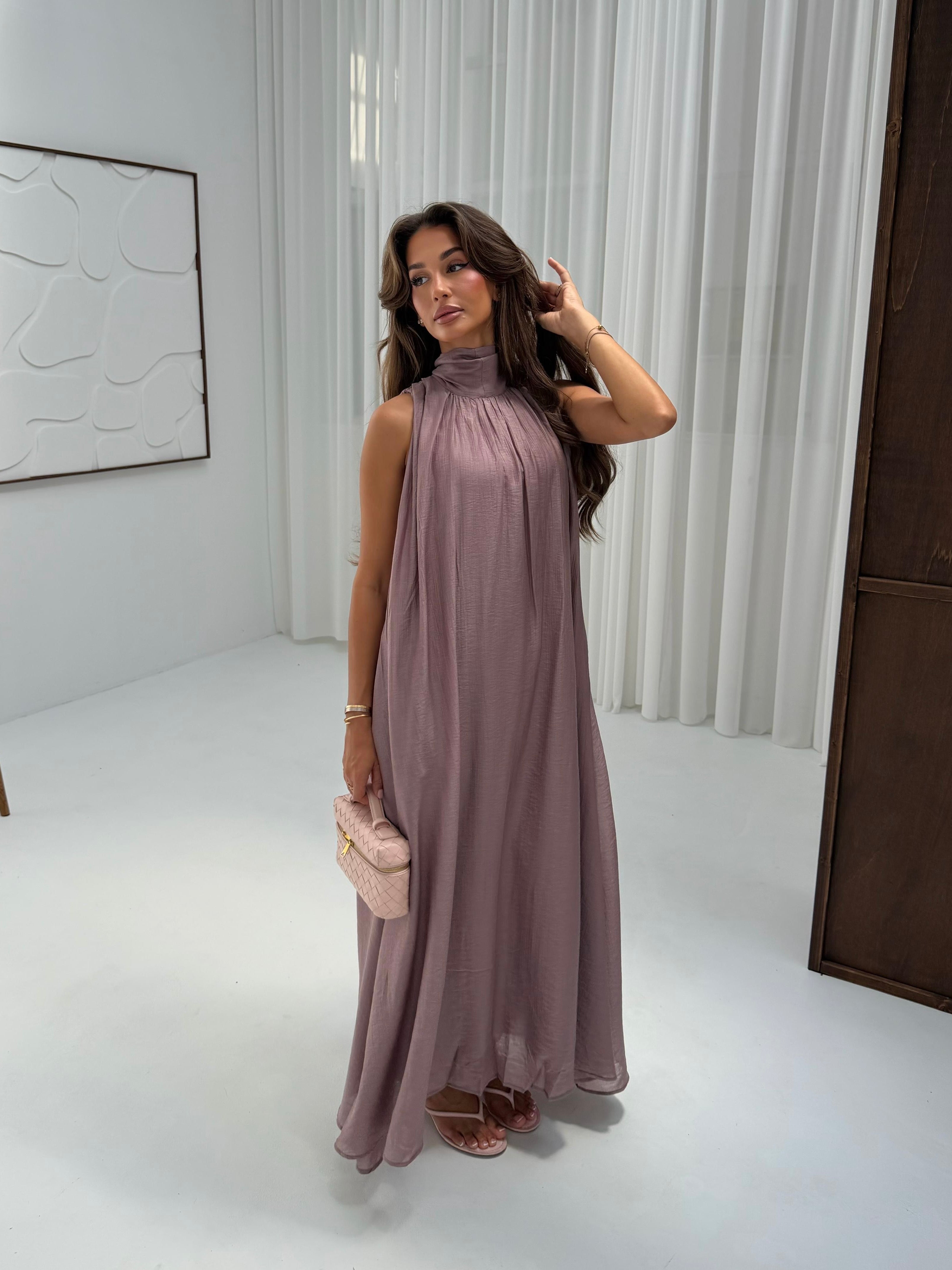 Derin dress blush